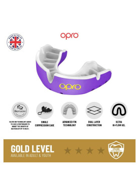 OPRO: JAWS GOLD Tandskydd - SVART