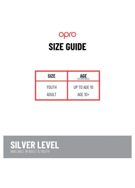 OPRO: Tandskydd SILVER - SVART