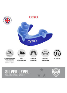 OPRO: Tandskydd SILVER - SVART