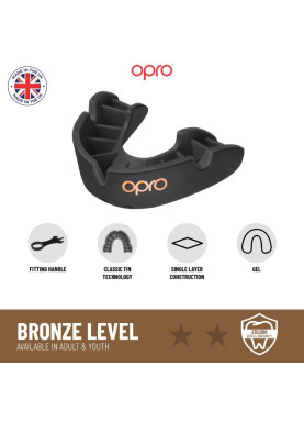 OPRO: Tandskydd BRONZE - BLÅ