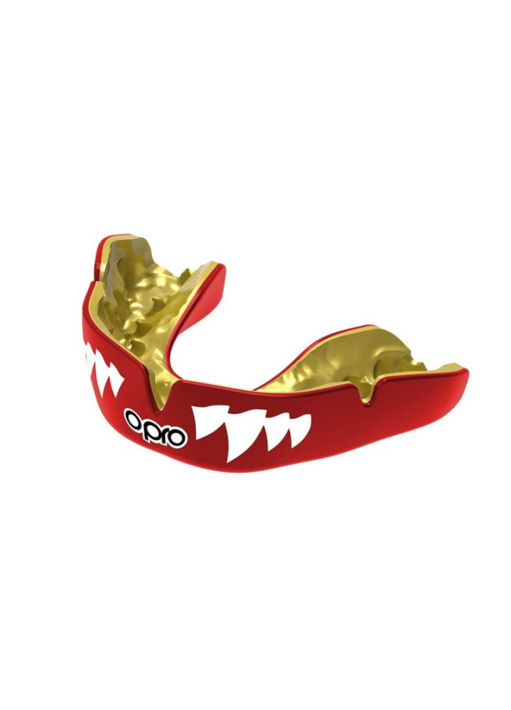 OPRO: Instant Custom-fit JAWS Tandskydd - RÖD/GULD