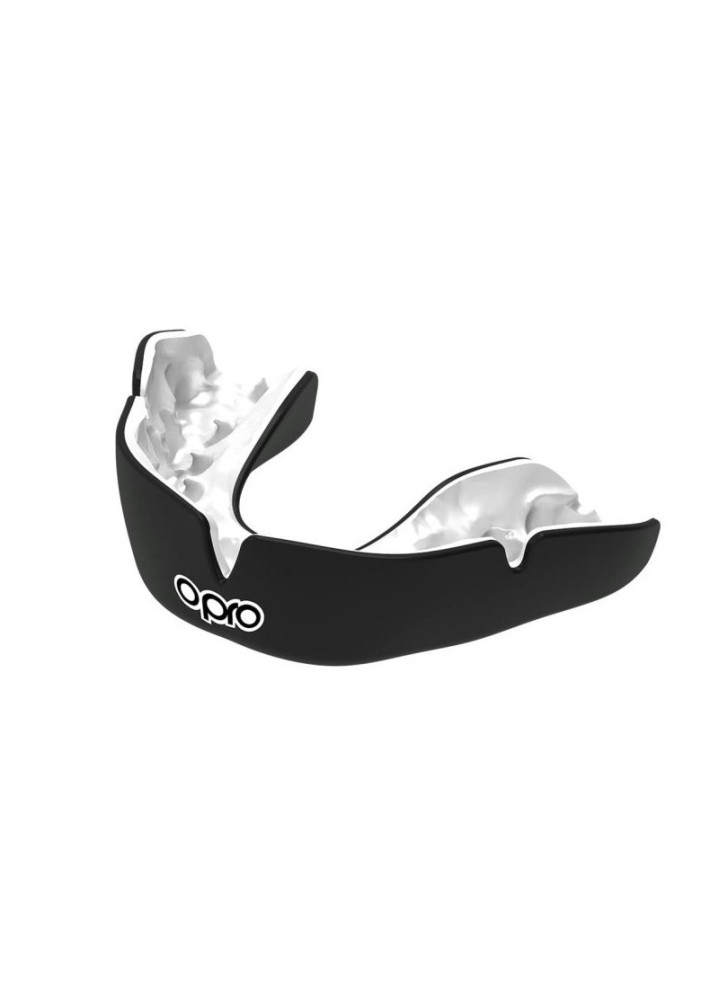 OPRO: Instant Custom-fit Tandskydd - SVART/VIT